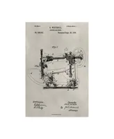 Alicia Ludwig Patent-Sewing Machine Canvas Art