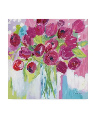 Farida Zaman Joyful Tulips Canvas Art - 15" x 20"