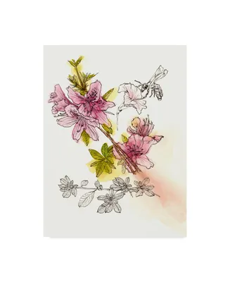 Melissa Wang Floral Field Notes I Canvas Art