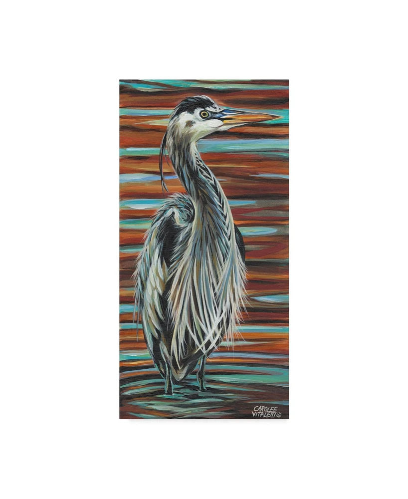 Carolee Vitaletti Watchful Heron I Canvas Art - 20" x 25"