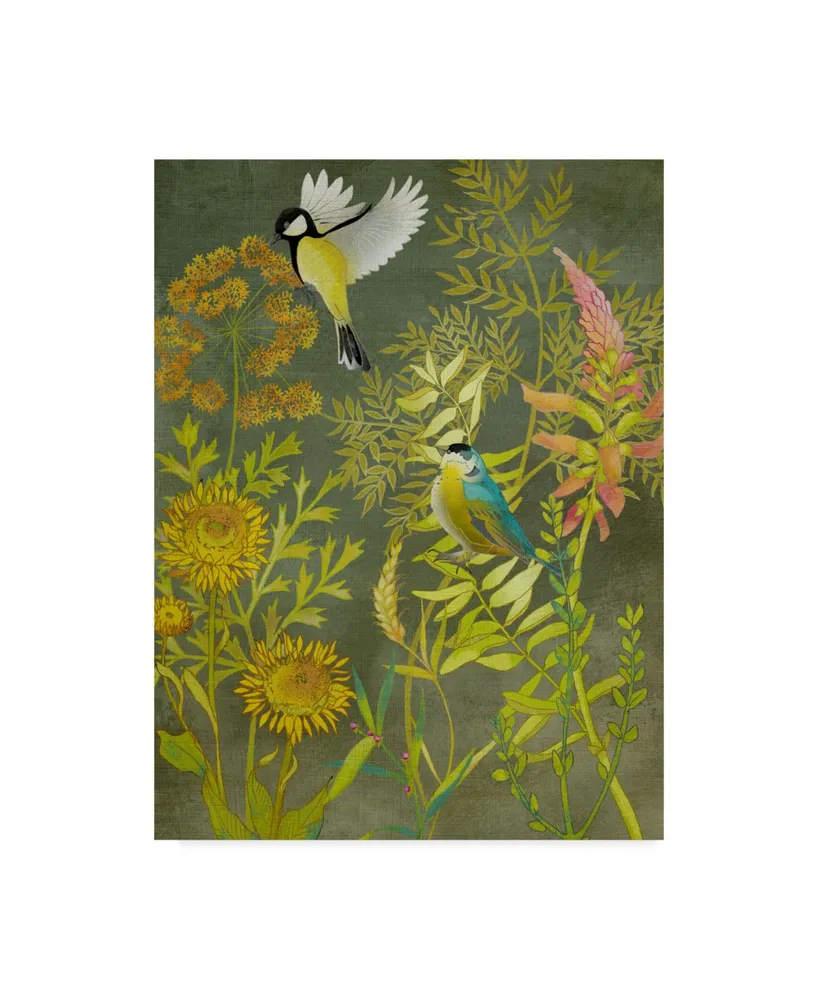 Chariklia Zarris Birding I Canvas Art - 20" x 25"