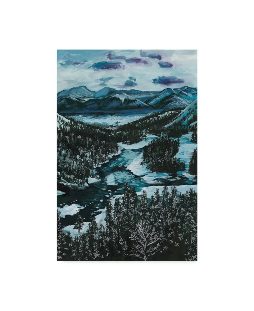 Melissa Wang Mountainscape I Canvas Art