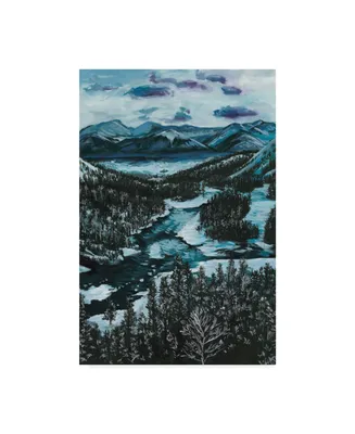 Melissa Wang Mountainscape I Canvas Art