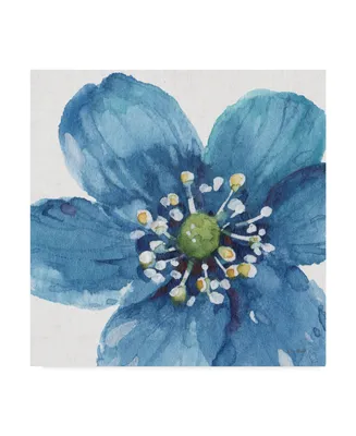 Lisa Audit Blue and Green Garden V Canvas Art