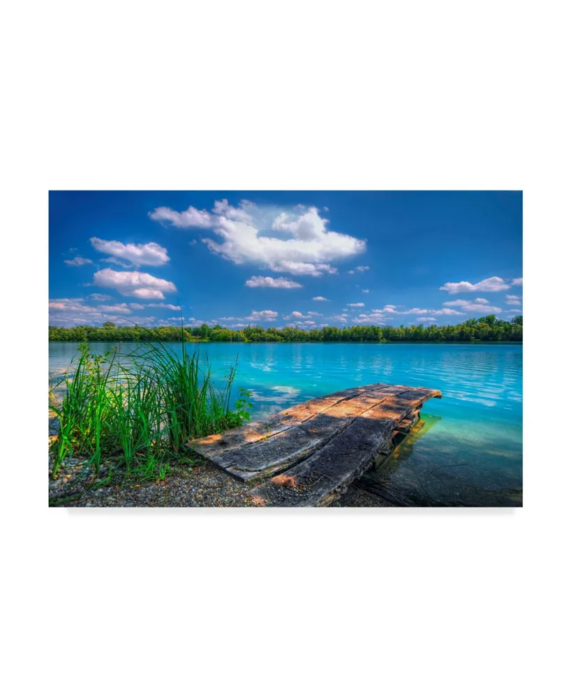 Philippe Sainte-Laudy Sunny Day Coastline Canvas Art