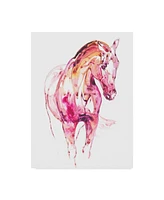 Julie T. Chapman Garnet Horse Iii Canvas Art - 37" x 49"