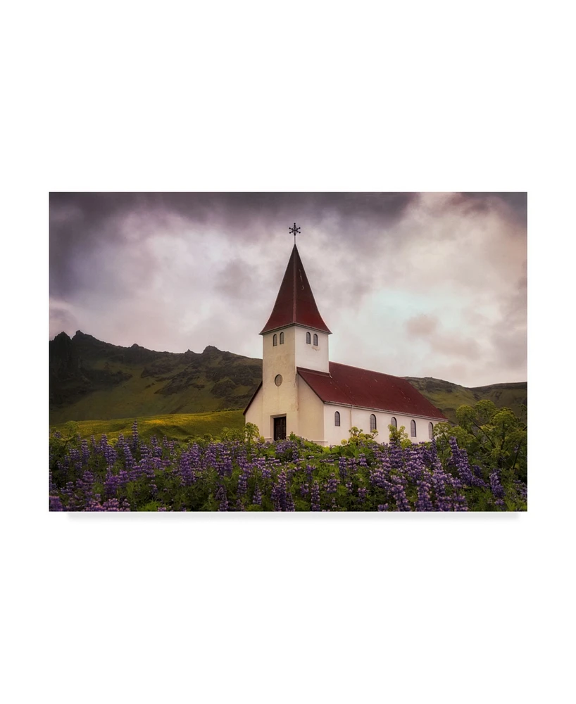 Danny Head White Church Canvas Art - 20" x 25"