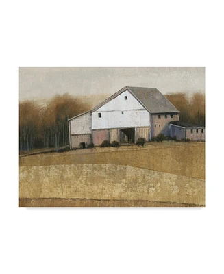 Tim Otoole White Barn View I Canvas Art - 20" x 25"