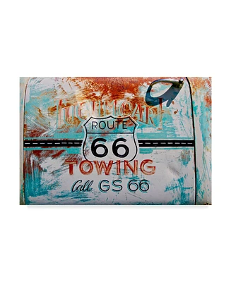 American School Route 66 Towing Canvas Art - 20" x 25"