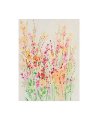 Tim Otoole Brilliant Floral I Canvas Art