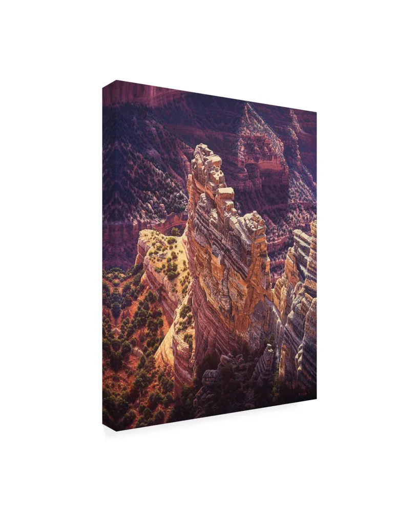 R W Hedge Heart of Gold Canyon Canvas Art