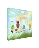 Ingrid Blixt Owl Land Canvas Art - 36.5" x 48"