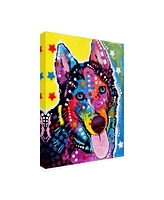 Dean Russo Husky 122209 Canvas Art - 19.5" x 26"