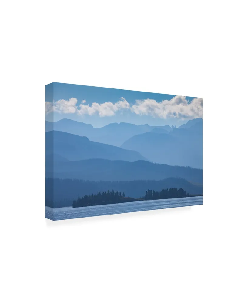 Darren White Photography Layers of Blue Canvas Art