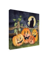 Kathleen Parr McKenna Haunting Halloween Night I No Border Canvas Art - 36.5" x 48"