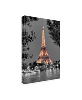 Alan Blaustein Nuit sur la Seine Canvas Art - 19.5" x 26"