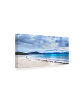 Lynne Dougla Taransay Teal Canvas Art