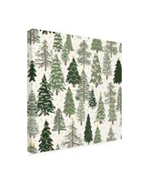 Laura Marshall Christmas Village Pattern Xii Canvas Art