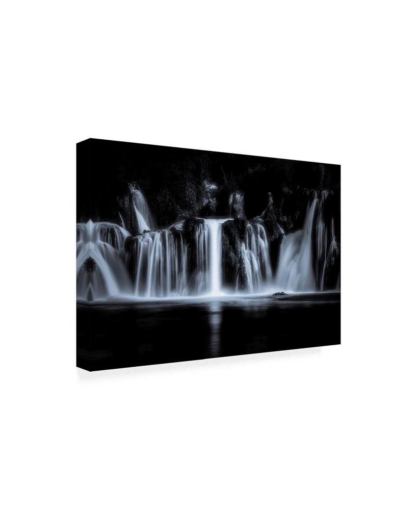 Marc Huybrighs White Water Fall Canvas Art - 20" x 25"
