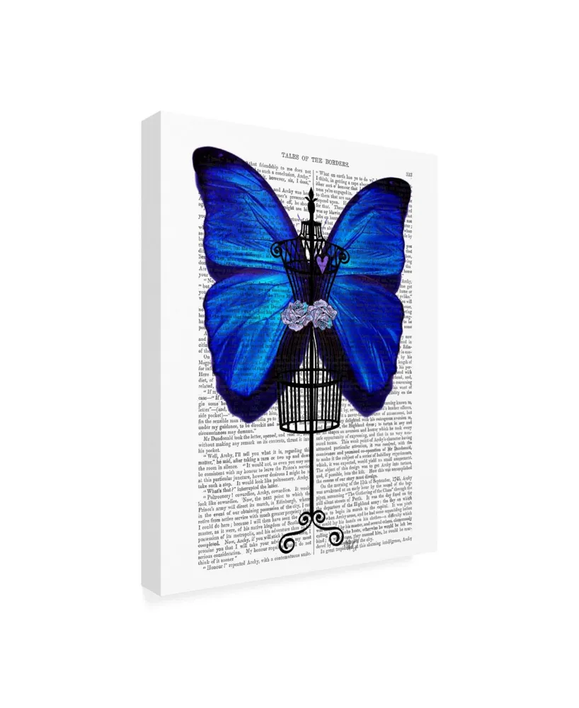 Fab Funky Mannequin, Butterfly Canvas Art
