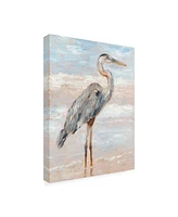 Ethan Harper Beach Heron I Canvas Art - 27" x 33.5"