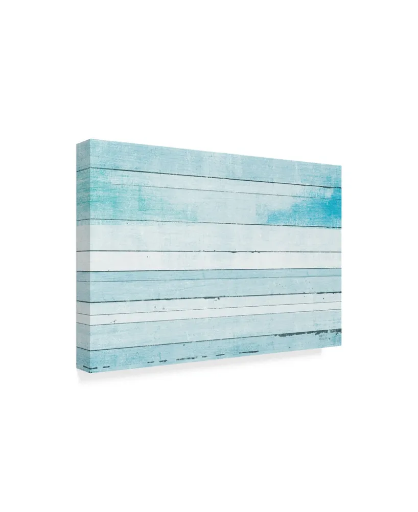 Michael Mullan Beachscape Ix Blue Canvas Art