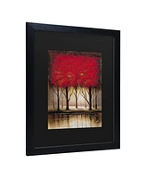 Masters Fine Art Serenade in Red Matted Framed Art - 15" x 20"