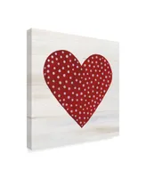 Kathleen Parr Mckenna Rustic Valentine Heart I Canvas Art