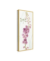 Lisa Audit Rainbow Seeds Flowers Vii Dragonfly Canvas Art - 15" x 20"
