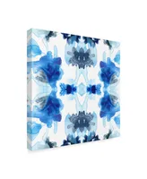 June Erica Vess Blue Kaleidoscope Ii Canvas Art