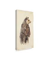 Melissa Wang Brown Bear Stare Ii Canvas Art - 20" x 25"