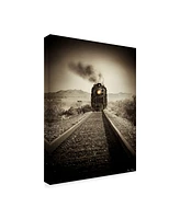 David Drost Train Arrival Ii Canvas Art - 20" x 25"