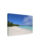 American School Bora Bora Beach Canvas Art - 37" x 49"