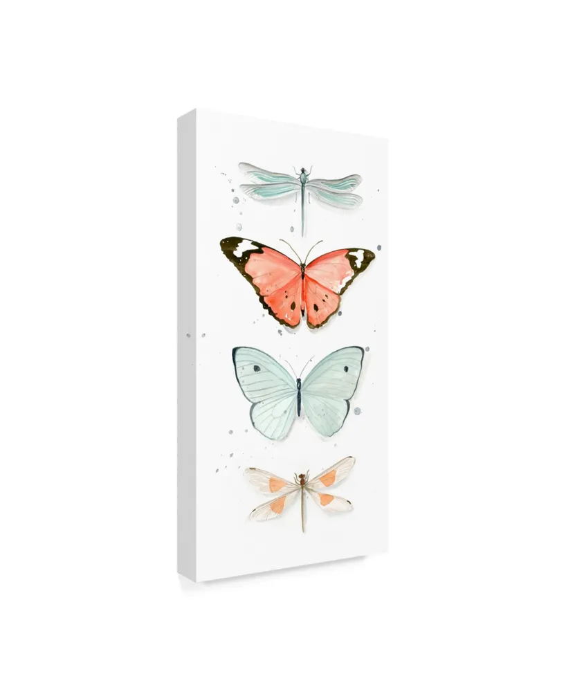 Jennifer Paxton Parker Summer Butterflies I Canvas Art - 37" x 49"