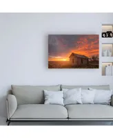 Darren White Photography Sunset on the Prairie Canvas Art - 19.5" x 26"