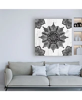 Anne Tavoletti Mandala Morning Vi Bw Canvas Art - 36.5" x 48"