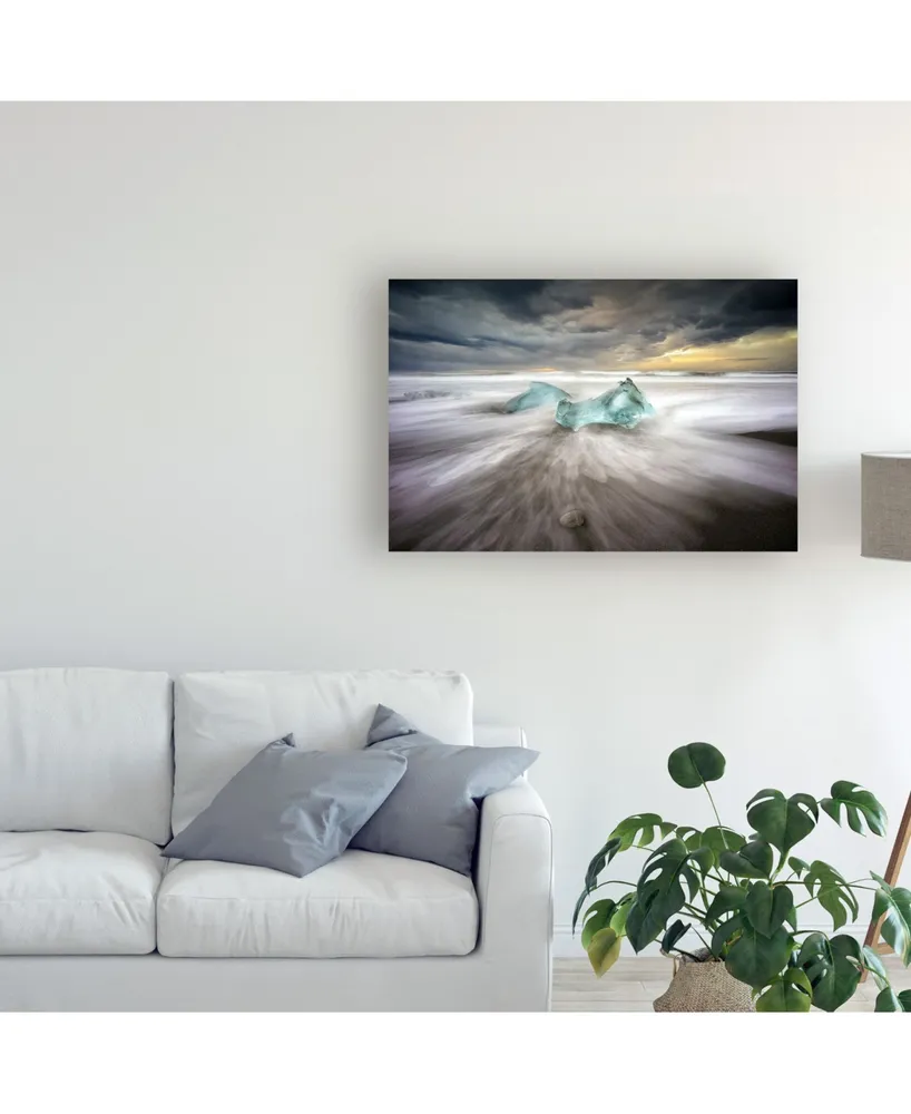 Keller Jokulsarlon Beach Canvas Art