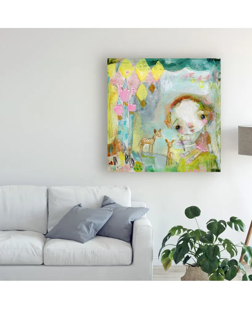 Mindy Lacefield Magical Twins Canvas Art