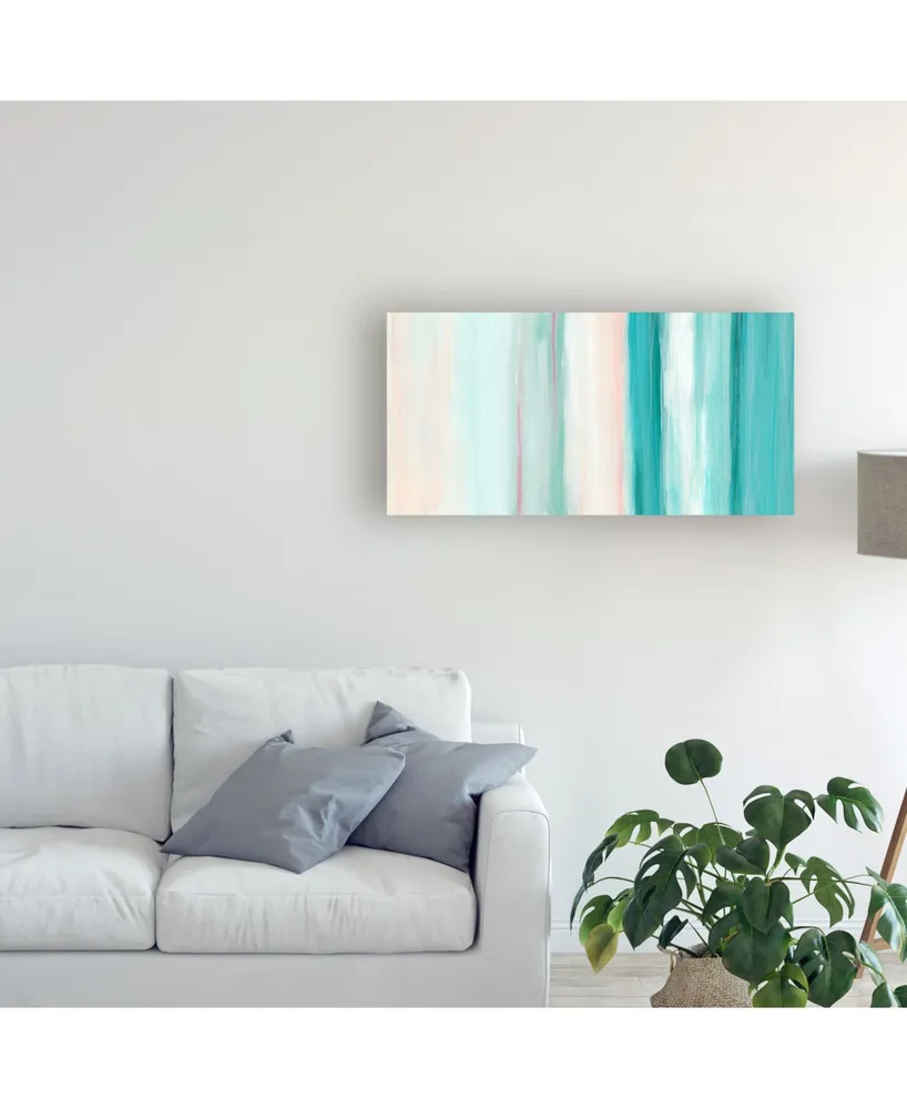 June Erica Vess Seafoam Spectrum Ii Canvas Art - 15" x 20"