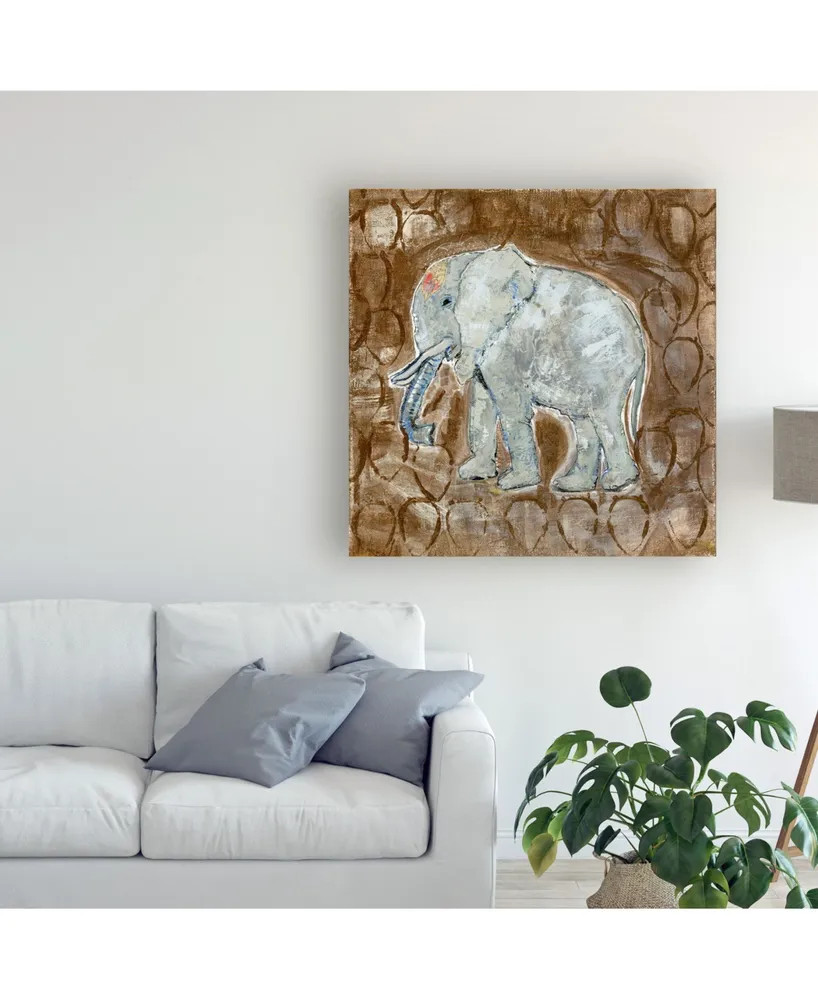 Tara Daavettila Global Elephant Ii Canvas Art