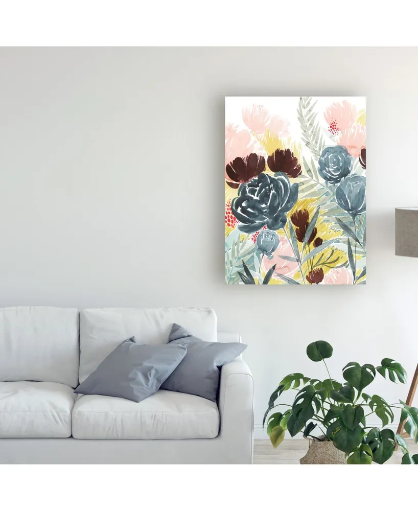 Grace Popp Unbridled Blooms Ii Canvas Art - 27" x 33.5"