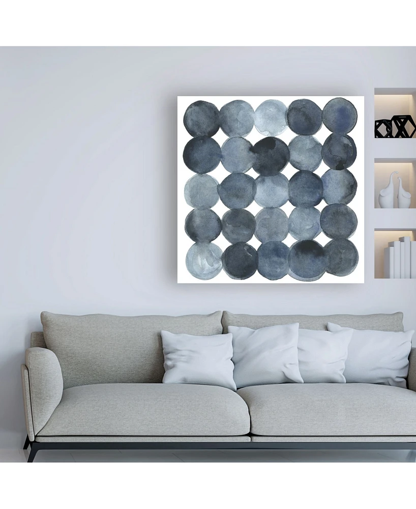 Emma Scarvey Blue Grey Density I Canvas Art - 15.5" x 21"