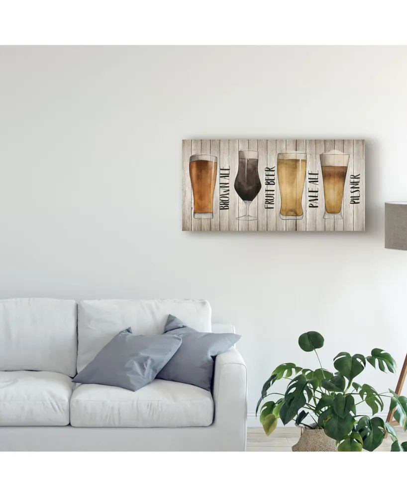 Grace Popp Beer Chart I Canvas Art