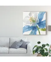 Lisa Audit Blue and Green Garden Vi Canvas Art - 15" x 20"