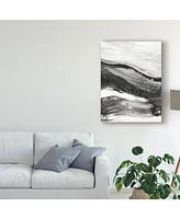 Ethan Harper Black Waves I Canvas Art - 20" x 25"