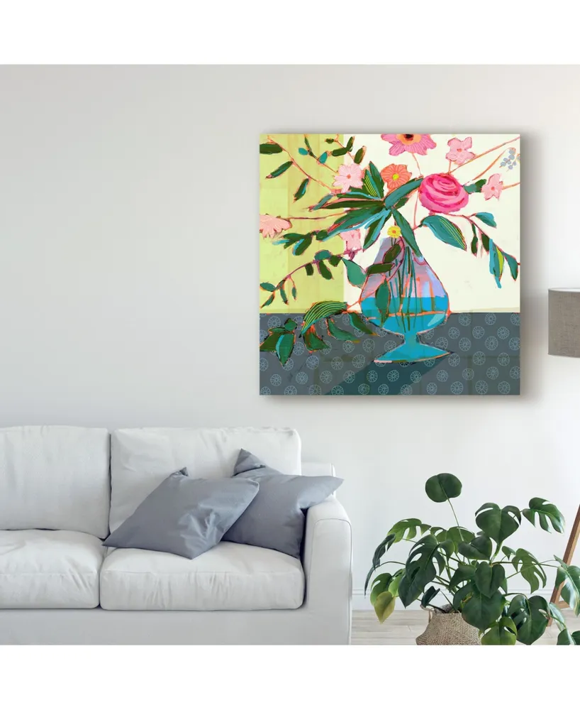 Victoria Borges Fanciful Flowers Ii Canvas Art