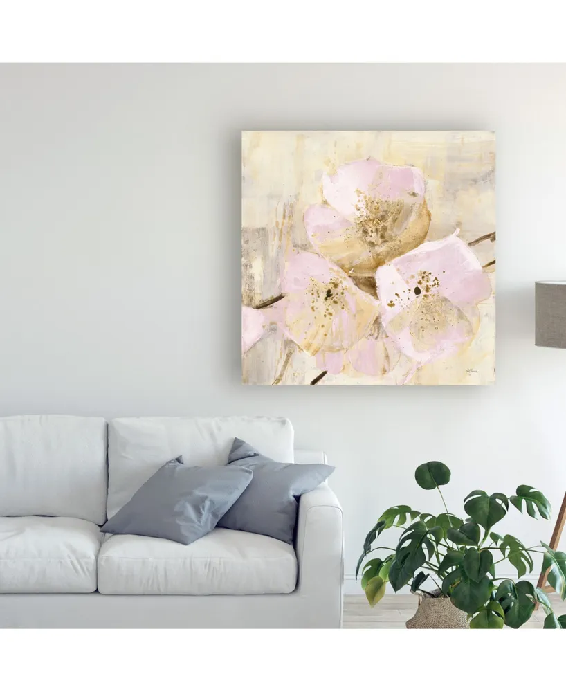 Albena Hristova Elegance Iii Pink Canvas Art - 15" x 20"
