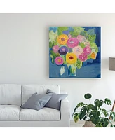 Farida Zaman Happy Bouquet Canvas Art - 15" x 20"