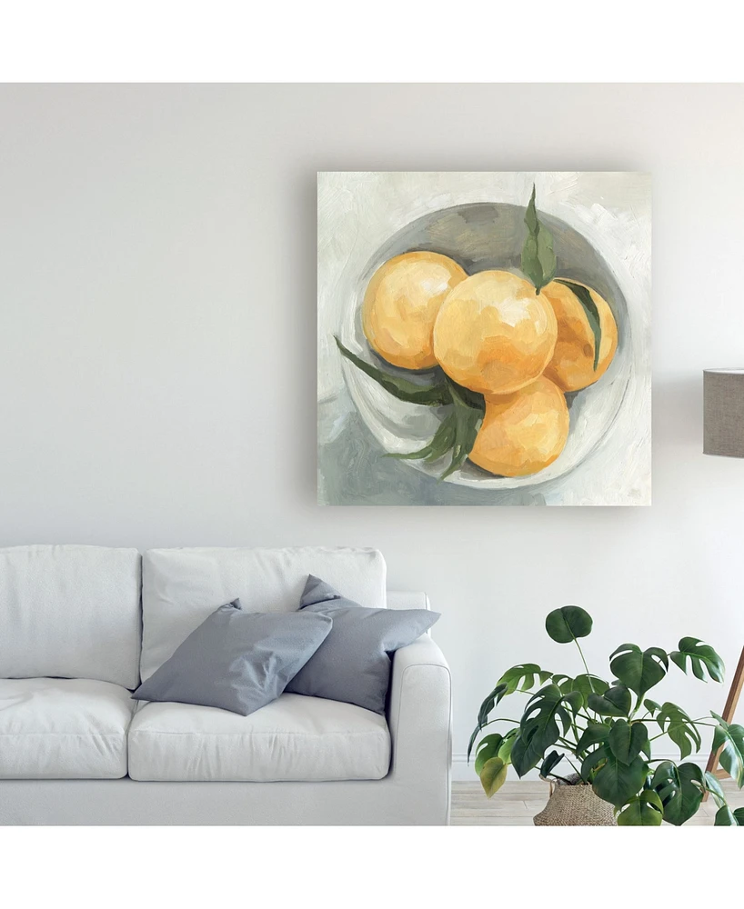 Emma Scarvey Fruit Bowl I Canvas Art - 15" x 20"