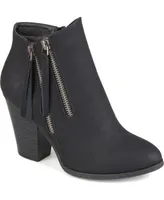 Journee Collection Women's Vally Double Zipper Bootie